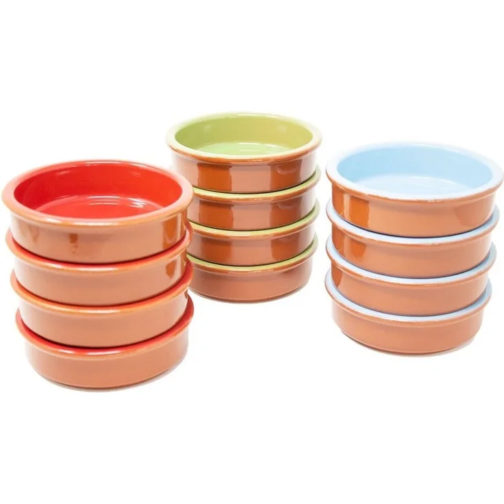 ToCi Servierschale Tapas Schalen Farbig : 12er-Set, (12-tlg)