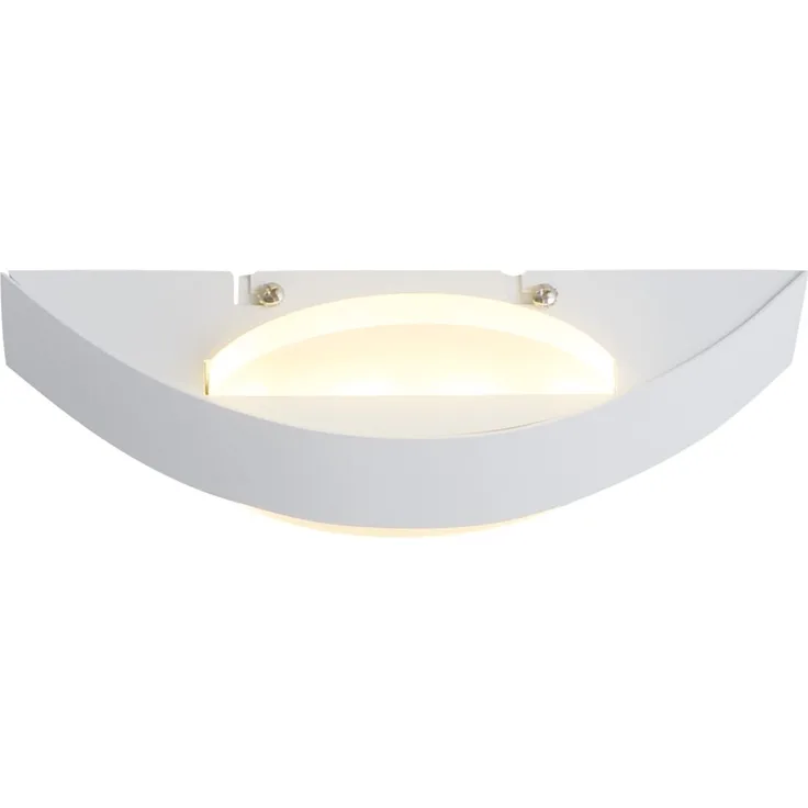 LED Wandleuchte weiß, satiniert Näve Stan 24x13 cm 440lm