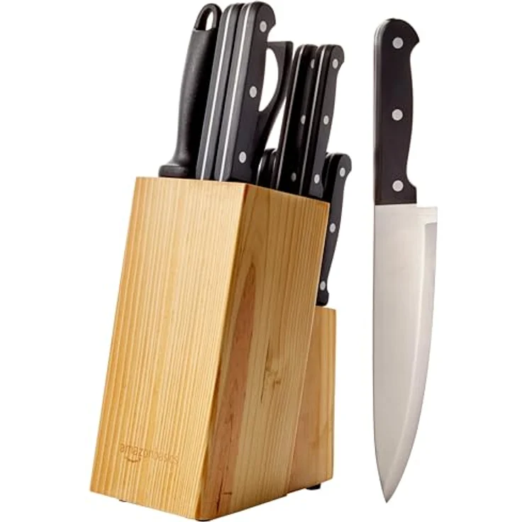 AmazonBasics Messerblock, 14-teiliges Set – Bild 2