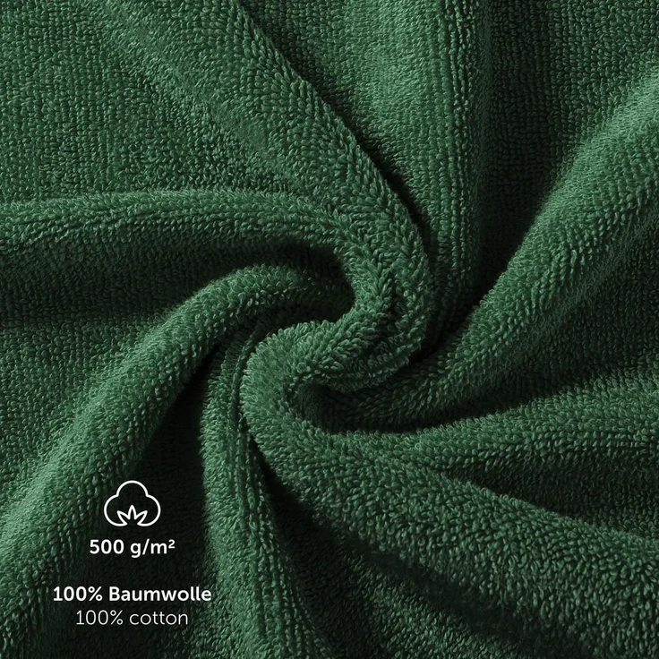 Blumtal Handtücher Premium Frottier Handtücher Set 2 teilig 100% Baumwolle, Frottee (2X (50x100 cm), 2-St), Oeko-TEX zertifiziert - Ultra saugstarkes Frottier Handtücher – Bild 6