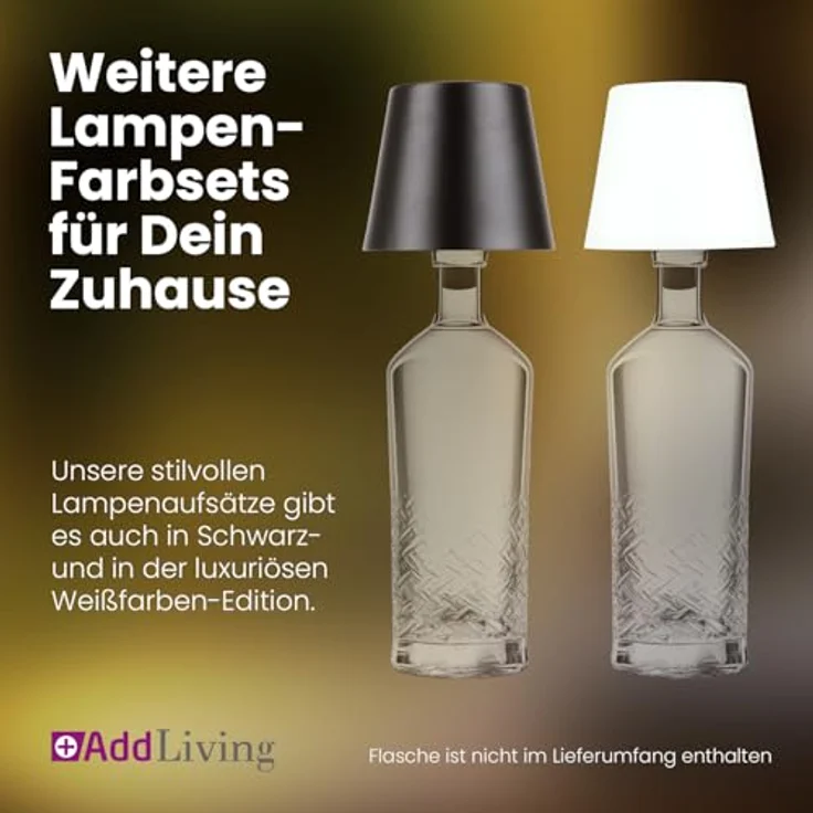 AddLiving LED Akku-Tischleuchte grau, dimmbar mit 3 Lichtfarben und IP44 Schutz für den Innen- und Außenbereich – Bild 9