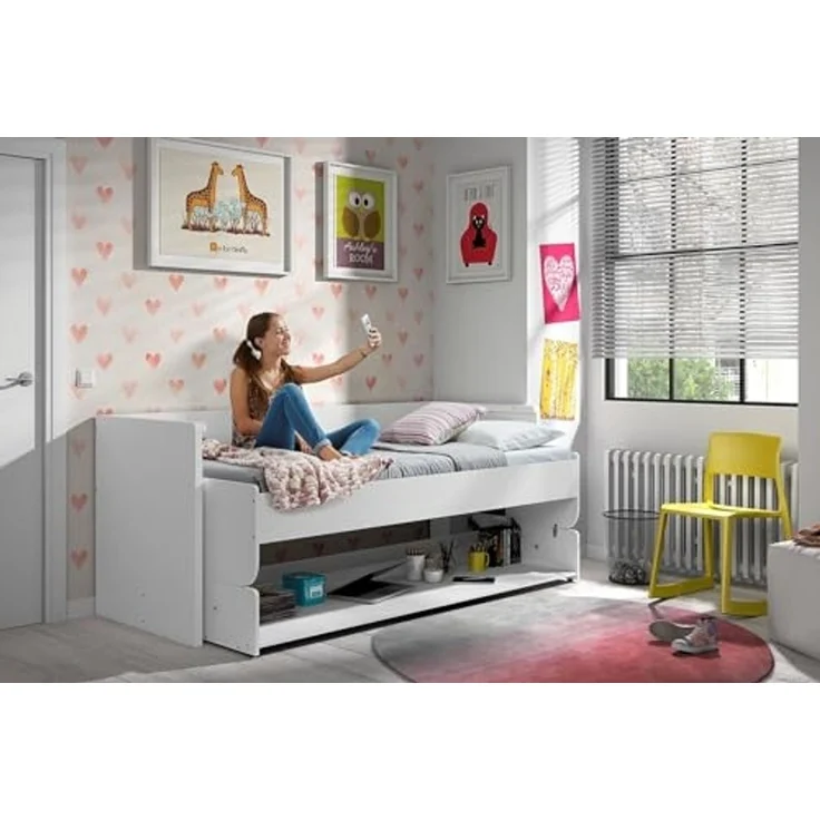 Vipack 'Denver' Funktionsbett, inkl.Schreibtisch, weiß, 90x200 cm – Bild 2