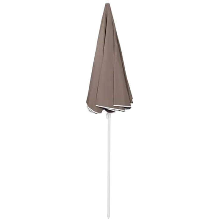 Sekey Sonnenschirm Ø 160 cm Balkonschirm Rund Strandschirm Sonnenschirm mit Schutzhülle, LxB: 160,00x160,00 cm, Neigungswinkel verstellbar, Höhe verstellbar, mit Tragetasche – Bild 6
