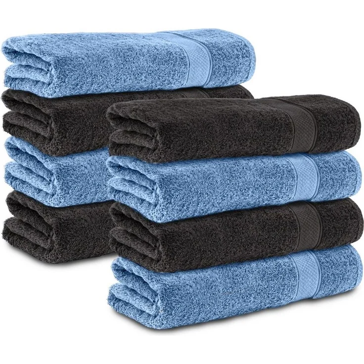 Komfortec Handtuch Set 50x100 cm aus 100 % Baumwolle, Frottee (Packung, 8-St), Handtücher Set, Weich, Towel – Bild 2