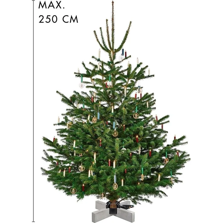 Krinner Kopenhagen Christbaumständer Beton, bis 250 cm Baumhöhe, Stamm max. Ø 12 cm – Bild 3
