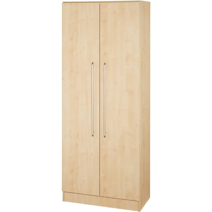 Schrank 5 Ordnerhöhen mit Sockel RE Ahorn / Ahorn