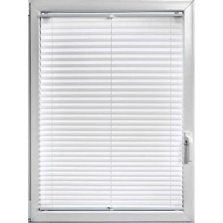 Plissee Vacufix mit Saugnäpfen, ohne Bohren, weiß 60 x 130 cm | Faltstore, Montage ohne Bohren, Ideal für Mietwohnungen und Wohnmobile, Mobiler Sichtschutz, Fester Halt auch bei Kippfenster – Bild 3