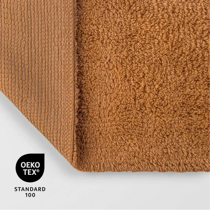 OTTO home Badematte Selenne, uni, viele Farben, Badvorleger, Badezimmer Teppich, Höhe 20 mm, rutschhemmend beschichtet, fußbodenheizungsgeeignet, Baumwolle, rund, Badteppich, getuftet, modern, Uni, antirutsch, flauschig, Baumwolle – Bild 4