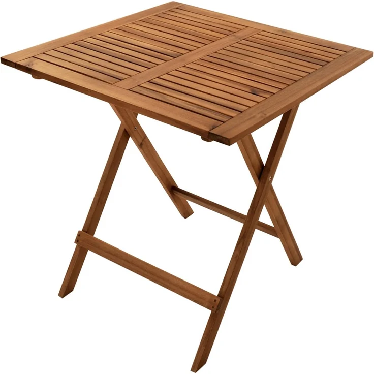 Balkonmöbel Set 3tlg Akazie Klapptisch 70 x 70 cm BLOOM 68394100 – Bild 4