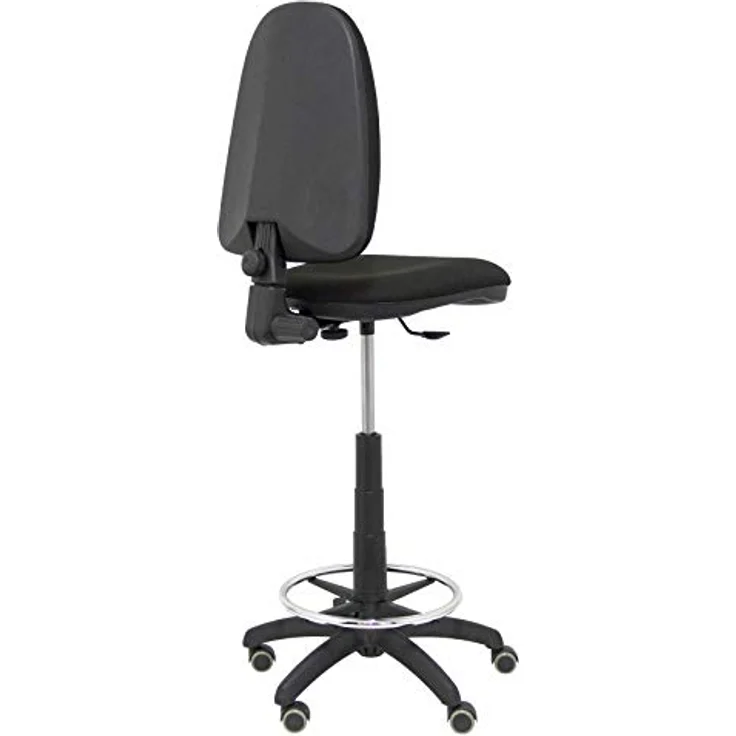 Piqueras y Crespo T04CP – ergonomischer Hocker, höhenverstellbar, Ring zum Abstützen der Füße, Rollen Schwarz – Bild 9