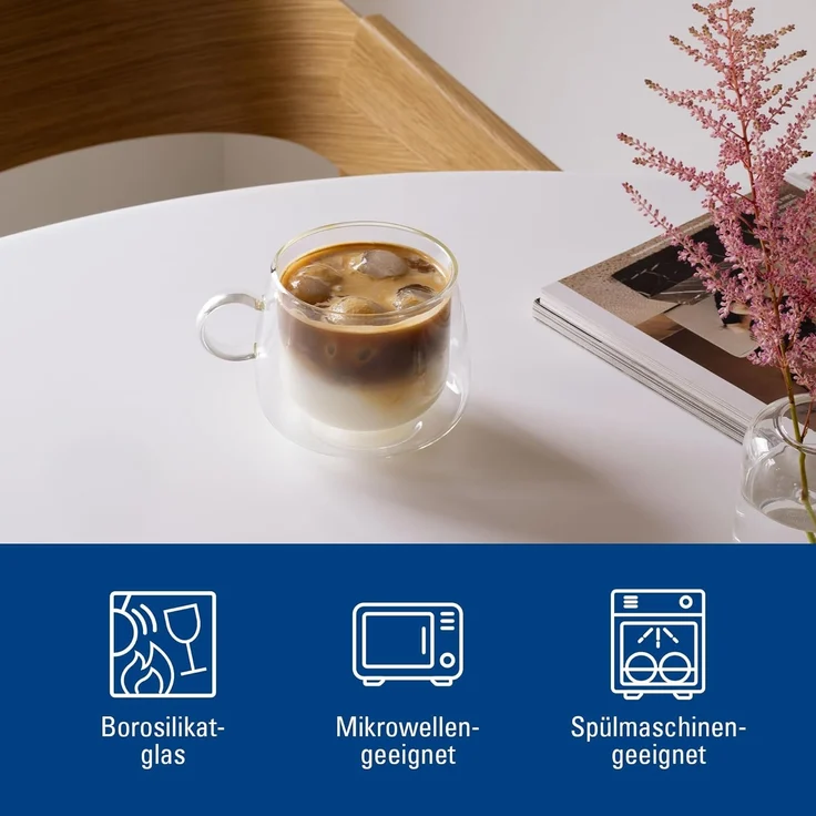 Villeroy & Boch Artesano H&C Cappuccino-Gläser 250 ml 2er Set – Bild 3