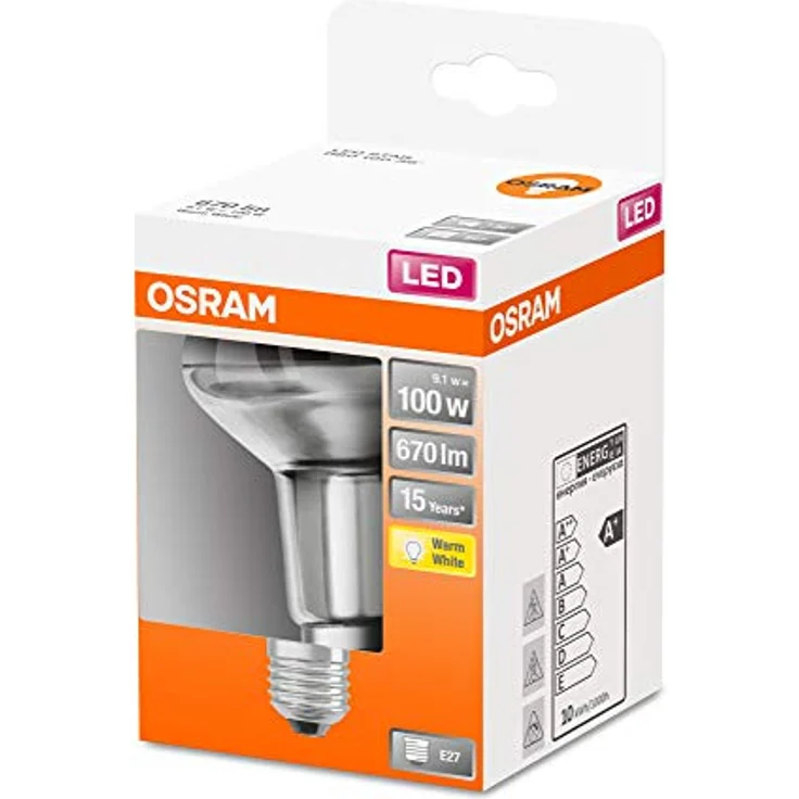 OSRAM LED-Reflektor E27 R80, 8,5W warmweiß, 36° Abstrahlwinkel – Bild 2