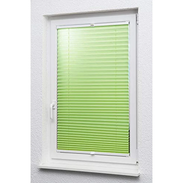Lysel - Qualitätsplissee Crush Tageslicht maigrün - Plissee in der Größe (BxH) 70cm * 130cm – Bild 8