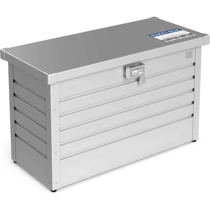 Biohort Paketbox, 100: 101 x 46 x 61 (b x t x h) cm, silber-metallic