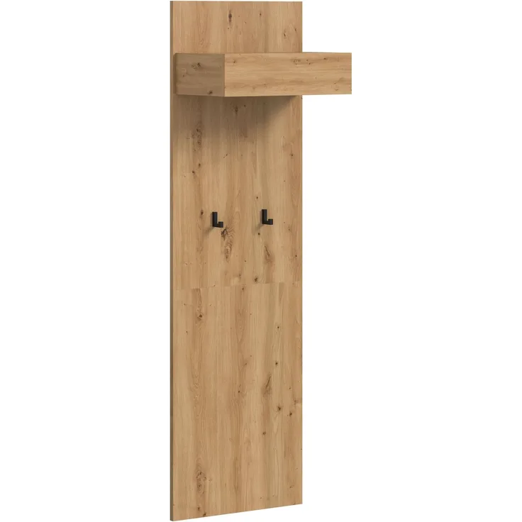 Garderobenpaneel B/H/T: 160x50x6 cm in Artisan Oak Nachbildung