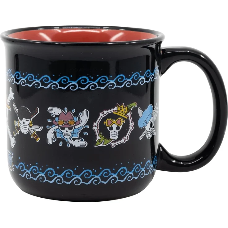 One Piece Anime Tasse 400 ml Keramik Frühstücksbecher mit Geschenkbox