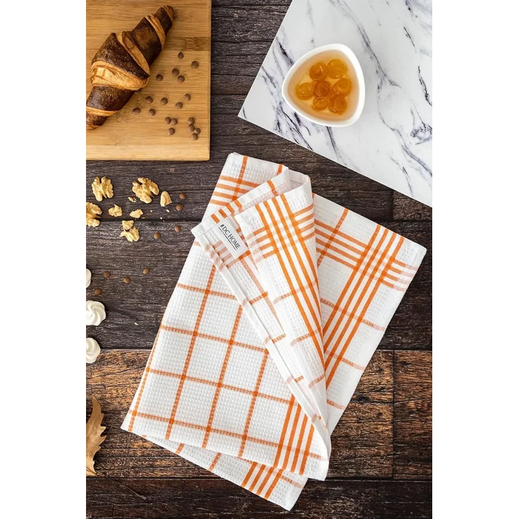 Hermia Concept 'Soft - Orange' Handtuch-Set (5-teilig), Orange, 50 x 70 cm – Bild 2