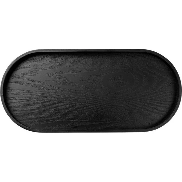 Asa Holztablett Wood Oval Schwarz (16,5x35,5 cm) 53796970 – Bild 3