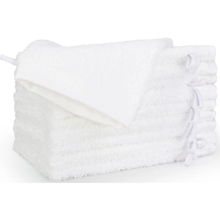 Möve Waschhandschuh Superwuschel, Walkfrottier (Set, 10-St), Waschhandschuh Set mit Bordüre, 100% Premium Cotton Baumwolle – Bild 1