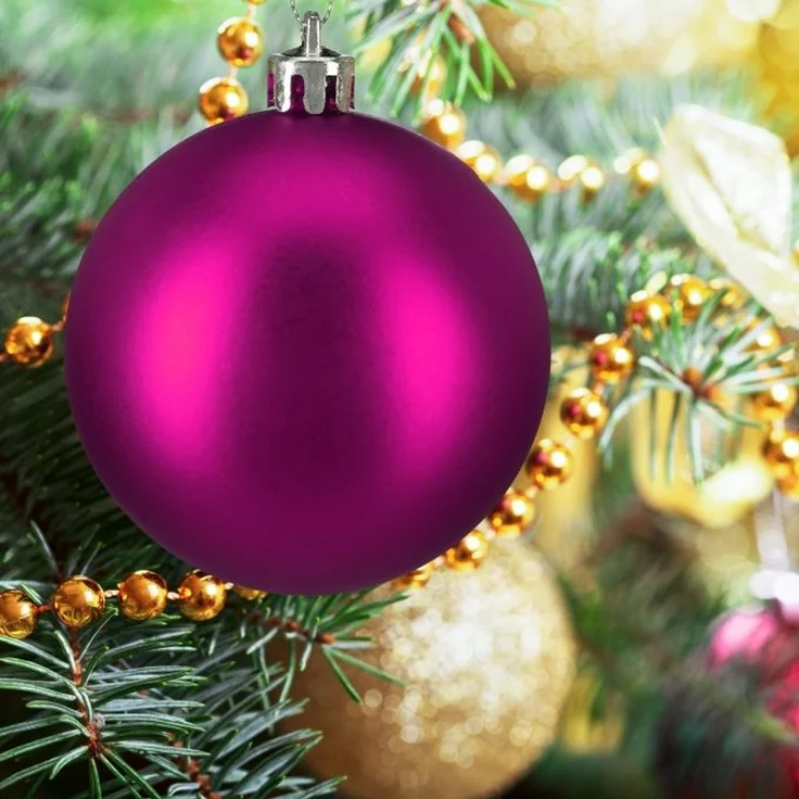 Relaxdays Weihnachtskugeln 100er Set – Bild 2