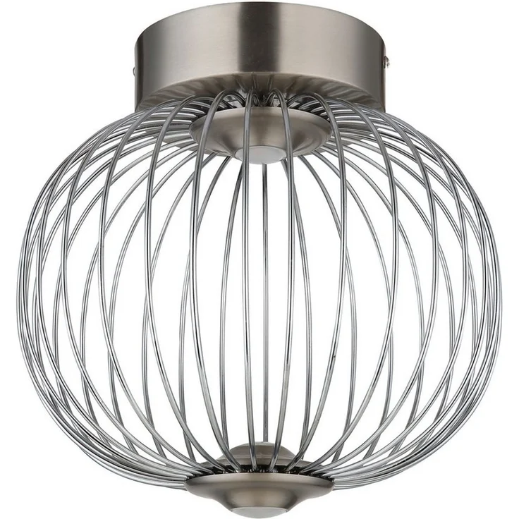 GLOBO LIGHTING Deckenleuchte GALWAY, Memoryfunktion, LED fest integriert, Warmweiß, Deckenlampe Metallstäbe 3000K DM 30cm 3 Stufen – Bild 2