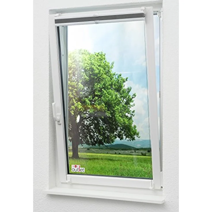 LYSEL® Plissee Klemmen Anthrazit, blickdicht, HxB 130x45cm – Bild 7