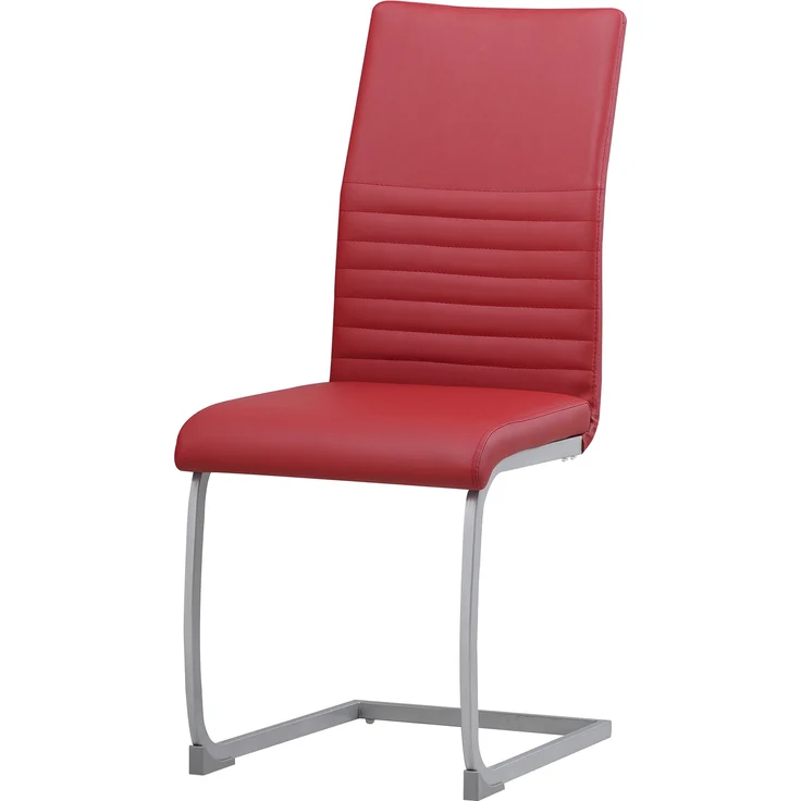 Albatros Freischwinger Stühle 4er Set MURANO, Grau - Esszimmerstuhl Schwingstuhl, modernem Design, Kunstleder-Bezug, dicke Polsterung - Küchenstuhl, Polsterstuhl, Stuhl Esszimmer Esstisch – Bild 11
