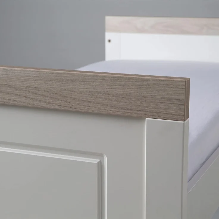 roba Kinderzimmerset 'Felicia' 3-teilig - Bett 70 x 140 - Kleiderschrank 3-türig - Weiß / Luna Elm – Bild 26