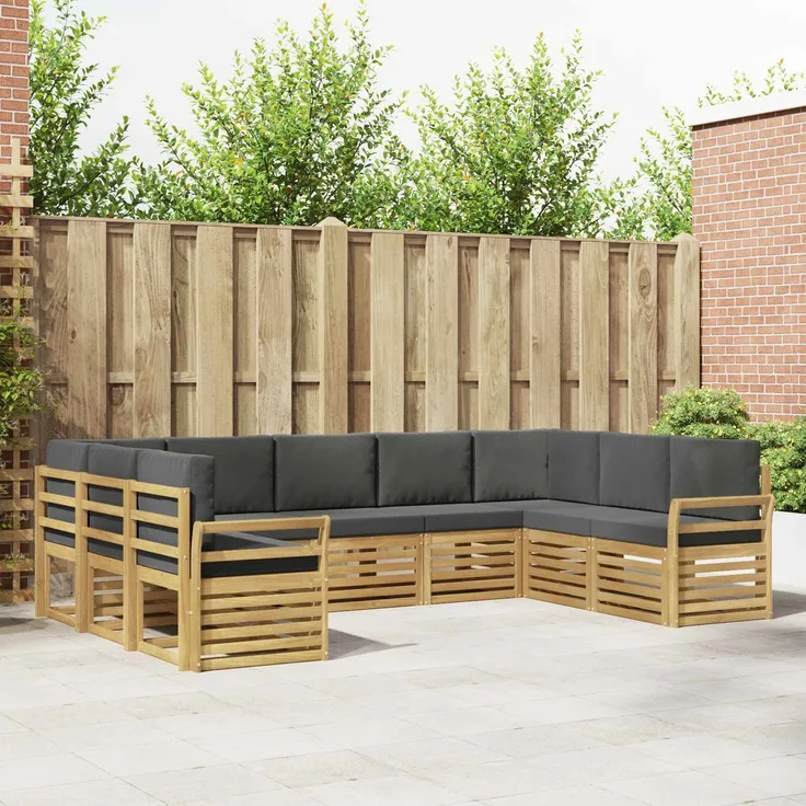 vidaXL Sofagarnituren Massivholz Akazie 3392507