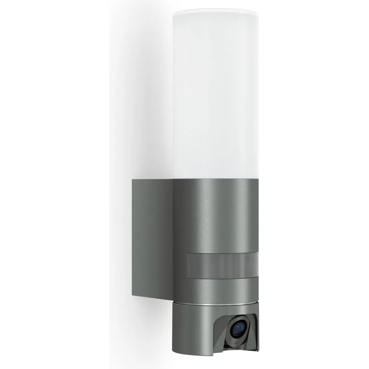 Steinel 'L 620 Cam SC' LED-Kameraleuchte mit Bewegungsmelder und Gegensprechanlage, per App steuerbar, 14,1 W, 3000 K, Aluminium / Glas anthrazit, 30,5 x 13,1 x 7,8 cm – Bild 1
