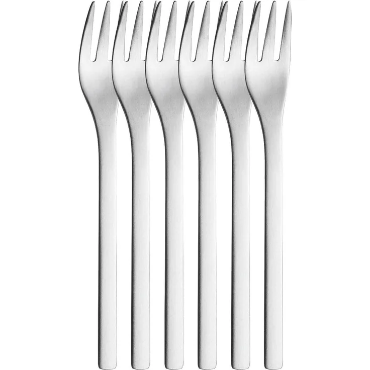 PURESIGNS Kuchengabel One Extra matt ES 18/10 6er Set