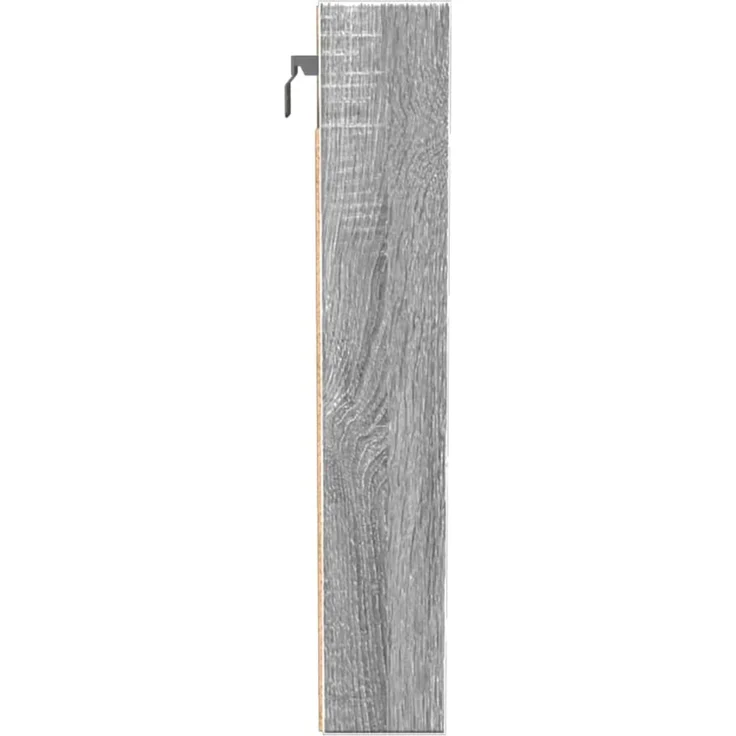 vidaXL Vitrinenschrank Grau Sonoma 100x8,5x50 cm Holzwerkstoff 847952 – Bild 6