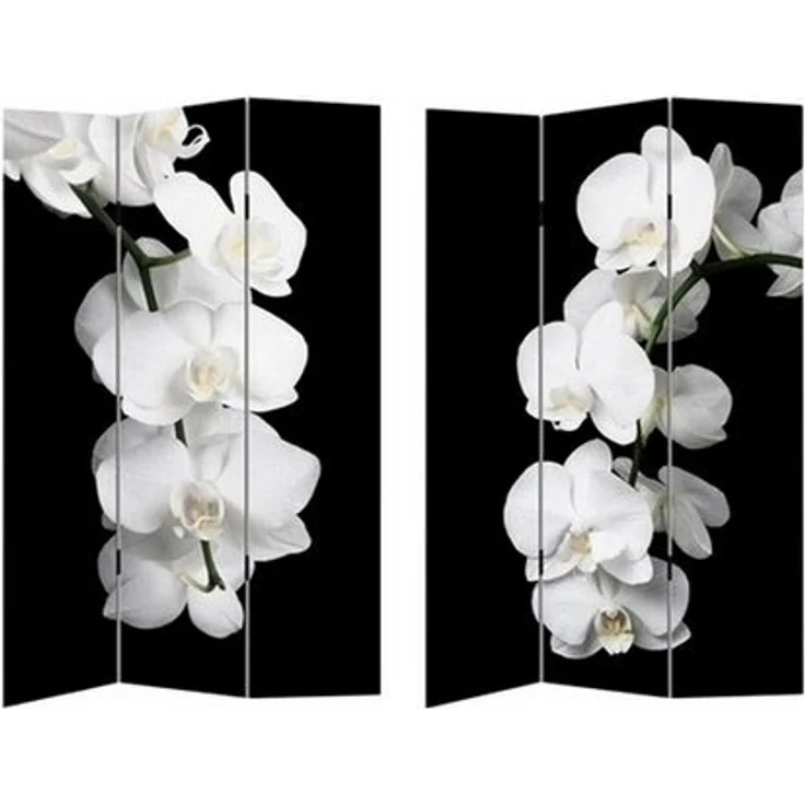 HTI-Line Paravent Paravent Orchidee (Stück, 1 St, 1 Paravent), Raumteiler Sichtschutz Trennwand – Bild 2