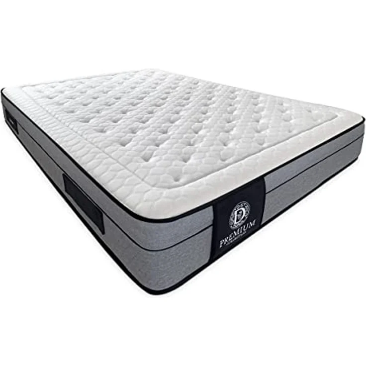 DUÉRMETE ONLINE - Premium Nature Pro Viskoelastische Matratze | Technologie, Luxus und Komfort | Natürliches Tencel-Gewebe, 135 x 200 cm – Bild 1