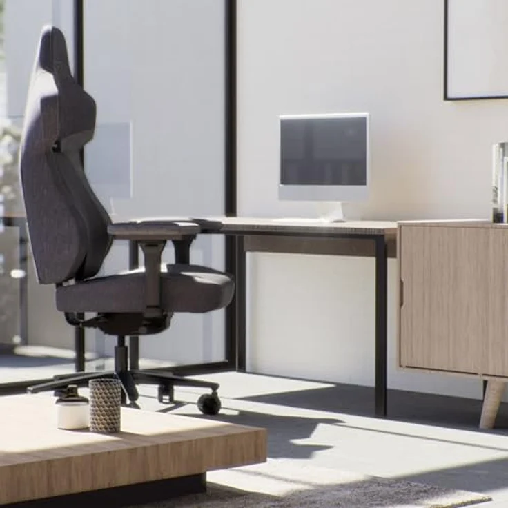 Thunder X3 CORE Mesh Gaming Stuhl, ergonomisch, verstellbar, bis 150 kg belastbar, für Körpergrößen von 160 bis 200 cm, schwarz – Bild 3
