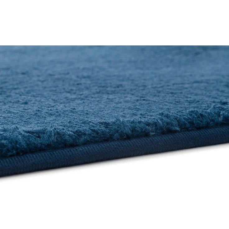 Gözze - Premium Rutschfester Badteppich, RIO, 100% Microfaser, 50x70 cm - Dunkelblau – Bild 4
