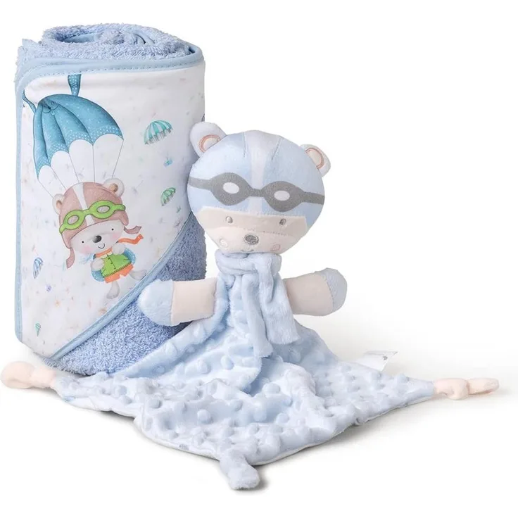 Badetuch und Dou Paracaidista blau