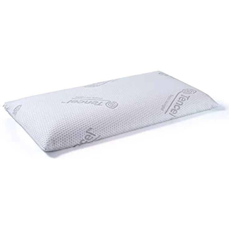 Öko Planet Nackenstützkissen Bioline, Viskokern, 40x80 cm, Höhe 9,5 cm, Tencel Bezug, waschbar bis 60° C, für Allergiker geeignet