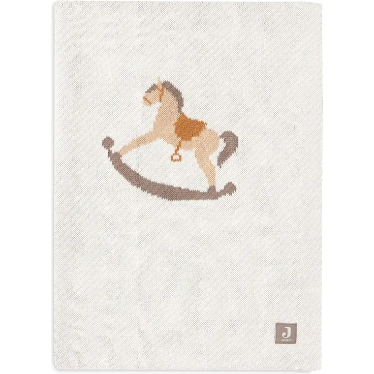 Jollein Nostalgic Ride Babydecke - 75 x 100 cm Off