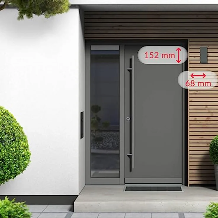 Licht-Erlebnisse Aalborg Wandleuchte Außen, anthrazit, Up & Down, IP44, 2 x GU10 bis max. 35W, moderne Außenlampe für Terrasse und Balkon – Bild 3
