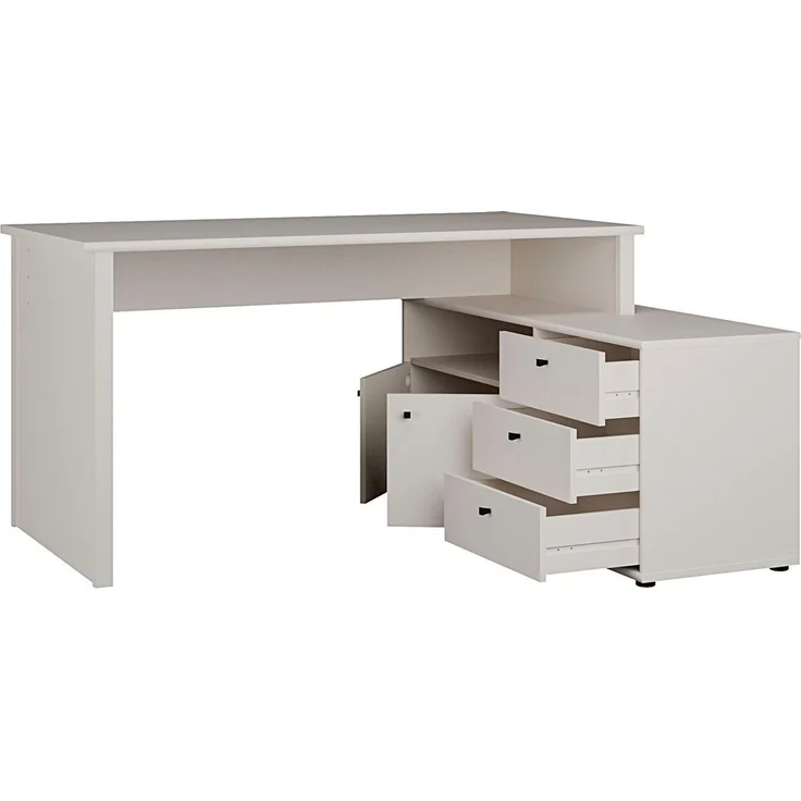 FORTE Eckschreibtisch Tempra, viel Stauraum, Breite 151 cm – Bild 4