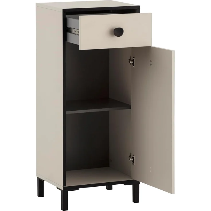 Schildmeyer Highboard Edda, Breite 40,3 cm, eine Tür & eine Schublade, Made in Germany – Bild 3