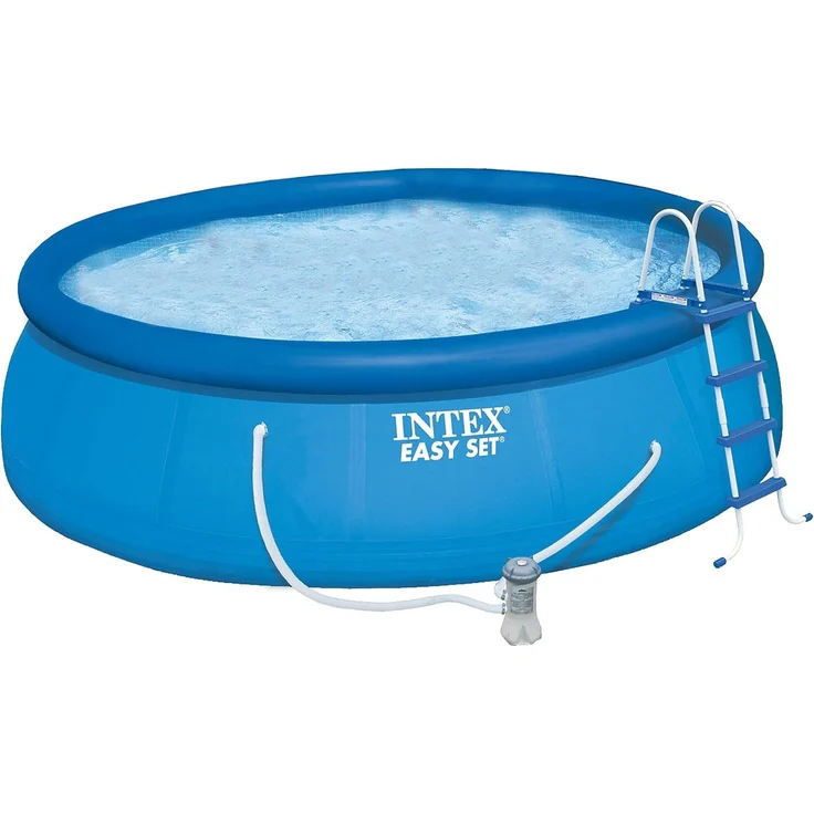 Intex Easy Set Pools K. -F. S. A. B. Aufstellpool mit Filter 457x122 cm | Blau