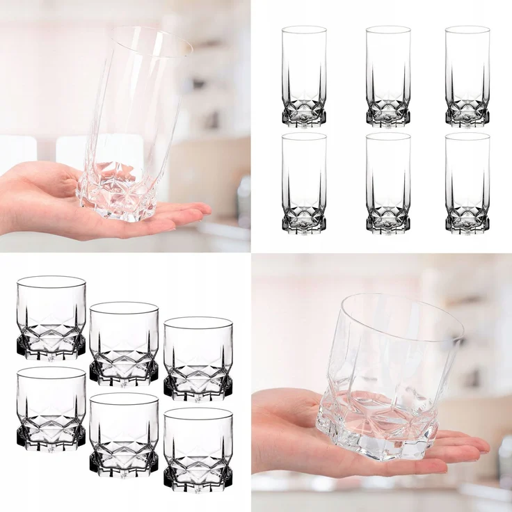 KADAX 12x Gläser 325ml für Getränke Getränke Wasserglas Glasset – Bild 8