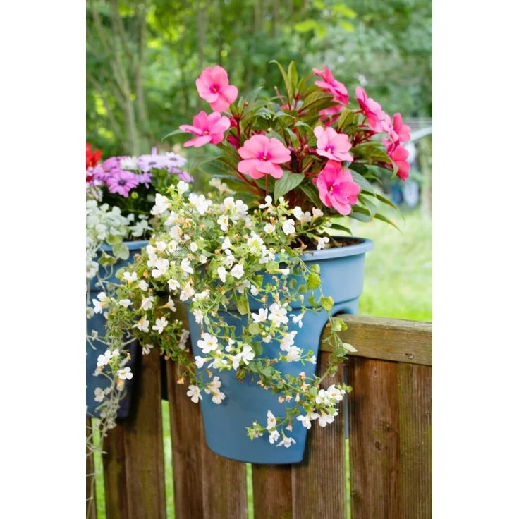Flowerclip Blumentöpfe, 3er Set, meerblau – Bild 3