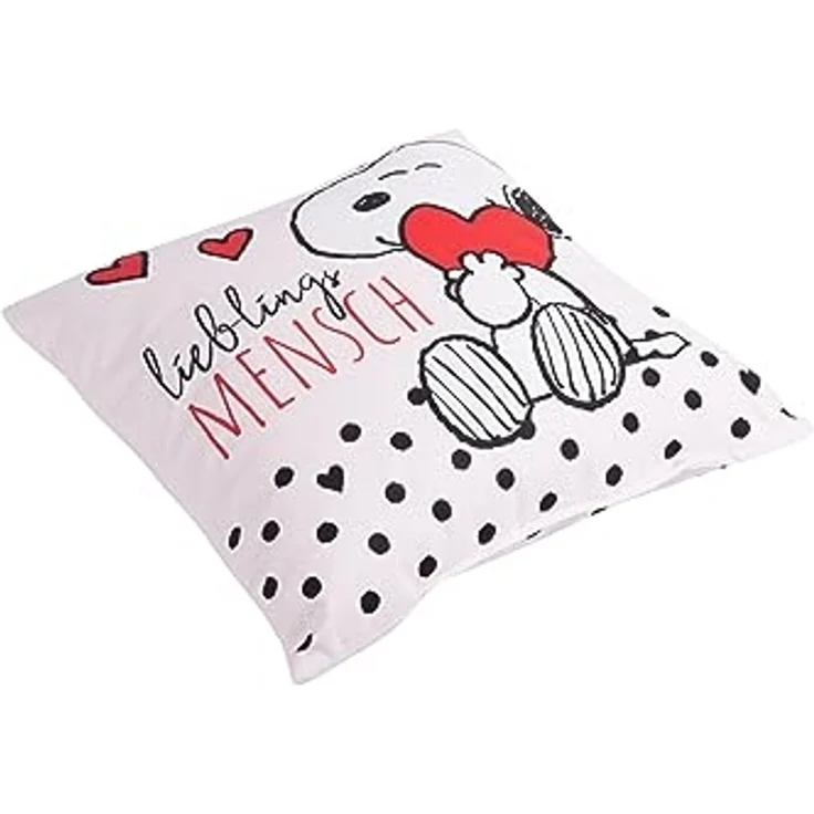 United Labels® Dekokissen Peanuts Snoopy - Lieblingsmensch – Bild 3