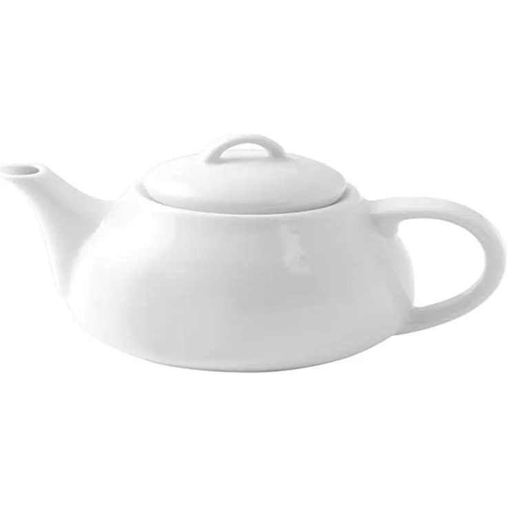 Hotelware Ariston Teekanne Für 2Tassen, 330ml, Porzellan, Weiß, 15 x 10 x 10 cm