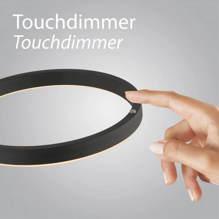 JUST LIGHT 15397-18 RITUS Stehleuchte schwarz per Touchdimmer – Bild 7