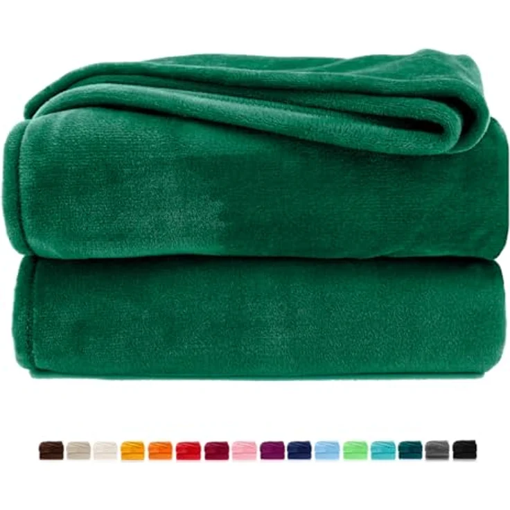 Wohndecke Premium Super Soft Flanell Kuscheldecke Sofadecke, heimtexland, super weich und flauschig, Allergiker geeignet, atmungsaktiv – Bild 8