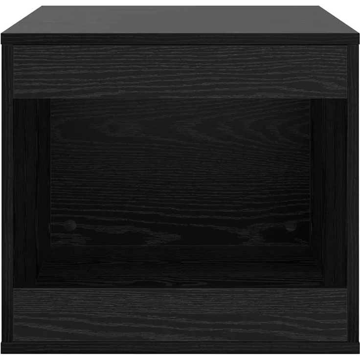 vidaXL Katzenstreu Box Umzäunung Schwarz Eichen-Optik 47 x 59 x 42 cm 886272 – Bild 5